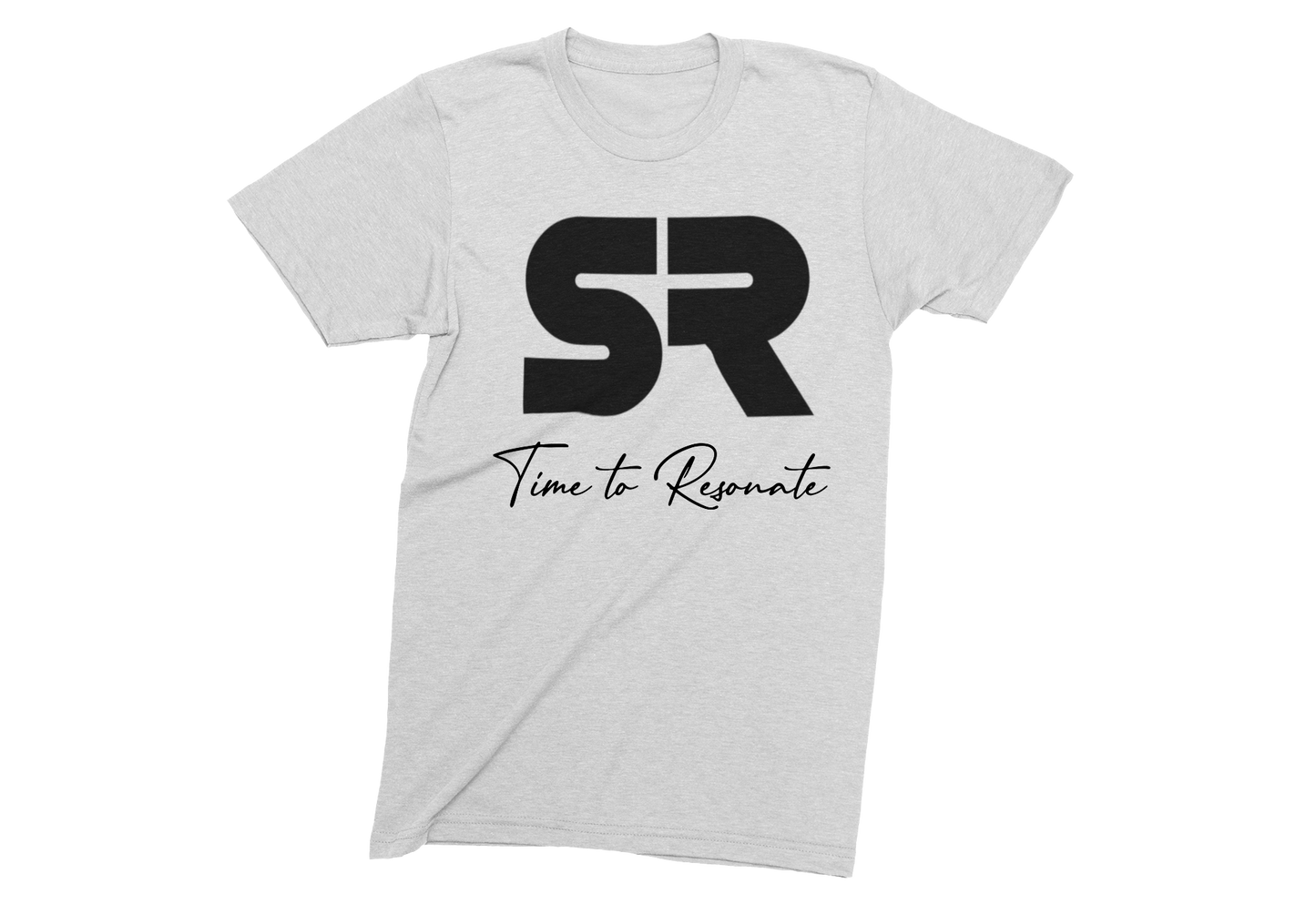 SR T-SHIRT Monogram + Sentence (White) ECO