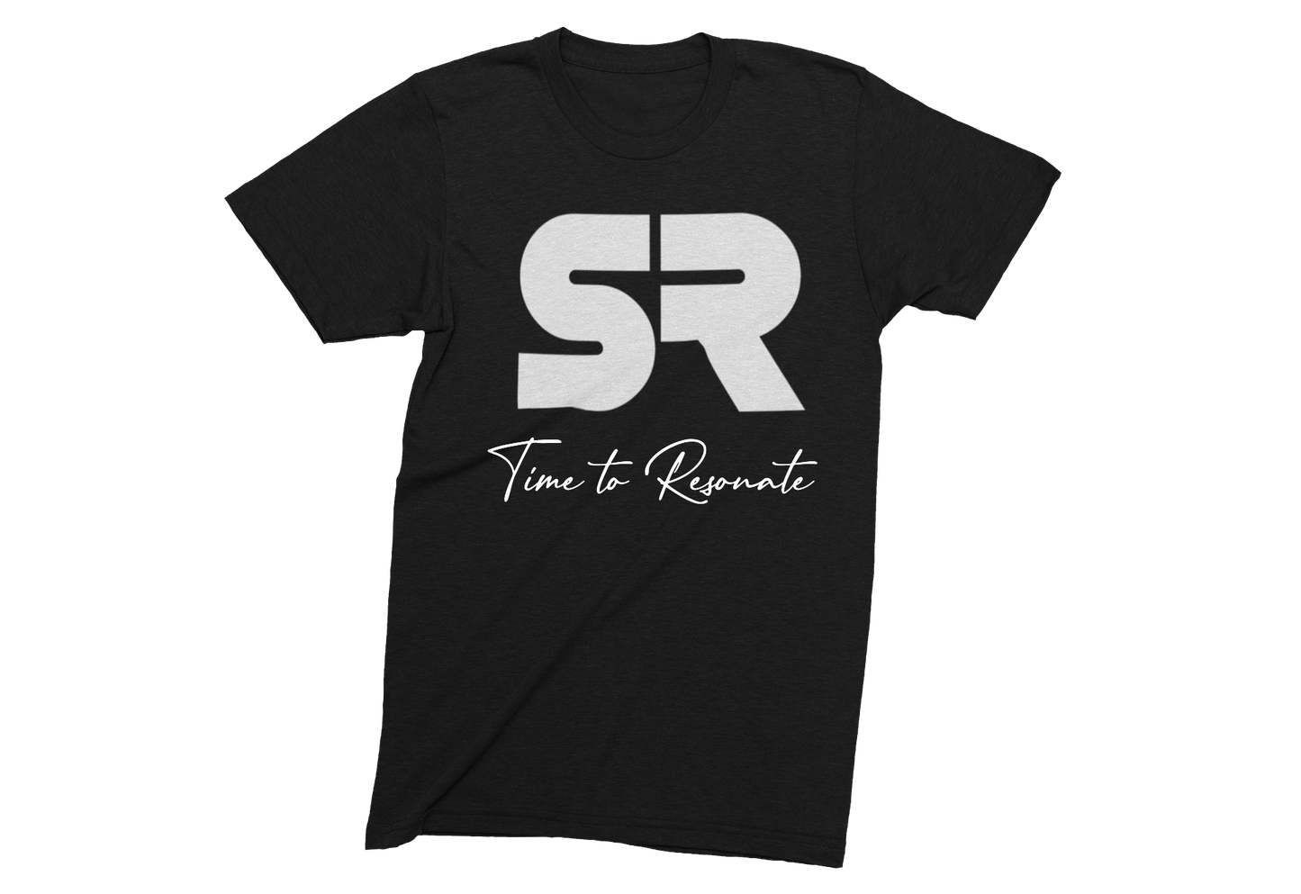 SR T-SHIRT Monogram + Sentence (Black) ECO